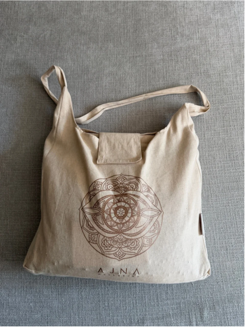 Anja Acupressure Mat and Pillow Natural Organic Linen Cotton with carrying bag